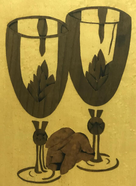 Two Glasses One Rose